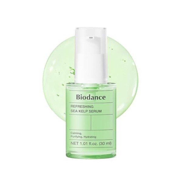 BIODANCE Sérum rafraîchissant aux algues - Contrôle de lhuile et du sébum - Sérum apaisant pour peaux grasses et mixtes - So