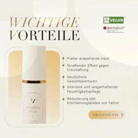 VANINI Volufiline Multi Balm Stick, Soin Anti-Rides, Cosmétique Coréenne Dermatest EXCELLENT & EVE VEGAN , avec Niacinamide 