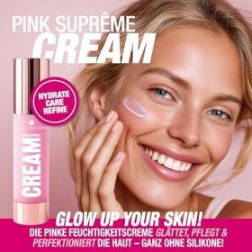 Pink Suprême Cream Crème hydratante avec 5 % de complexe GlassSkinPro et 3 % de niacinamide | Glow & Lissage à effet immédiat