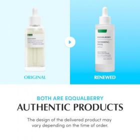 EQQUALBERRY Swimming Pool Ampoule 50ml – Sérum Visage Hydratation Intense avec Complexe d’Acide Hyaluronique et Cica – Soin C