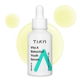 TIAM Vita A Bakuchiol Youth Sérum raffermissant intense pour le visage | Sérum éclaircissant à la vitamine A pour le visage |