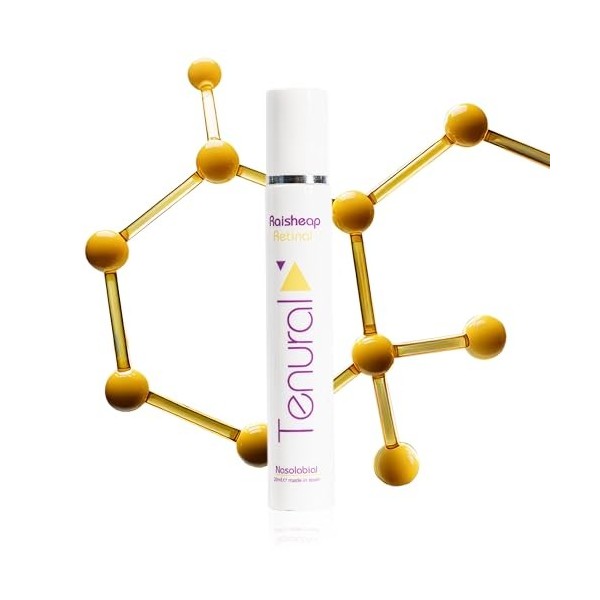 TENURAL Raisheap Retinal - Crème Anti-Âge Nasolabiale avec 2% de Rétinal Liposomé et Acide Hyaluronique - Comble les Rides, R