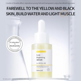 DEleventh Sérum éclaircissant pour le visage à la vitamine C de marque coréenne - 37 ml - Avec acide ascorbique 3-O-éthyle et