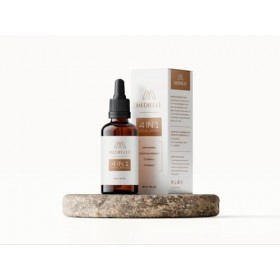 Medielle 4 en 1 Sérum facial, 60 ml, avec acide hyaluronique, vitamine C, vitamine E, niacinamide