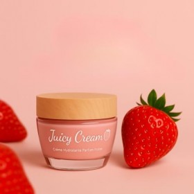 Juicy Cream : Crème Hydratante Visage – 98% dorigine naturelle, enrichie en aloe vera, made in France, soin léger et non gra