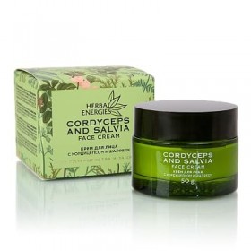 Crème visage TIANDE au Cordyceps et à la Sauge, TianDe 17103, Dites non aux radicaux libres ! Protection fiable de la peau co