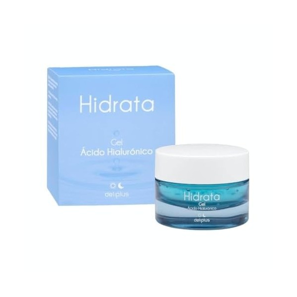 Gel visage acide hyaluronique hydrate les peaux normales et grasses. Deliplus