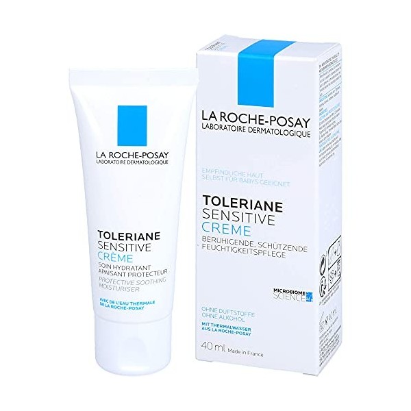 La Roche-Posay Soin Hydratant Intense Apaisant pour Peaux Sensibles et Sèches, Soulage les Irritations, Sensation de Chaleur ...