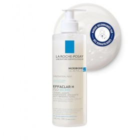 La Roche-Posay, Effaclar H, Iso-Biome, Crème Lavante Anti-Imperfections, Hydrate & Apaise les peaux à tendance acnéique fragi...