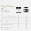 Baume Hypoallergénique Pure Unscented Tallow 120 ml, baume hydratant naturel au suif de bœuf grass‑fed pour peaux sensibles e...