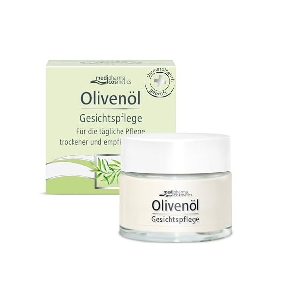 Medipharma Cosmetics Olivenöl Gesichtspflege Creme, 50 ml Crème
