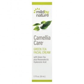 Mild By Nature, Soin Camélia, Crème Faciale au Thé Vert, 1.7floz 50ml 