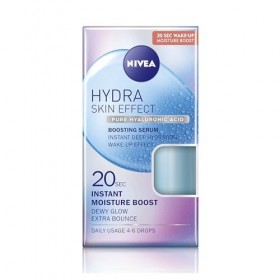 NIVEA Hydra Skin Effect Sérum à lacide hyaluronique 100 ml , sérum léger pour le visage fournit une hydratation intense 72 