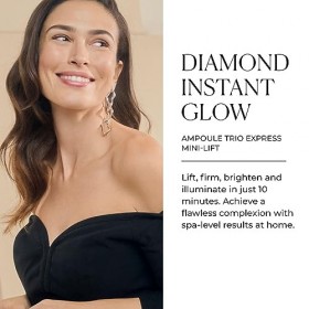 Natura Bissé Diamond Instant Glow, Trio dampoules anti-âge, soulève, raffermit, éclaircit et illumine, pour tous les types d