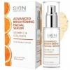 Skin Aesthetics Sérum à la vitamine C avec collagène : traitement des taches sombres, clarification de la peau, anti-âge et a