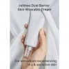 celimax Dual Barrier Crème portable pour la peau | Hydratante longue durée pour le visage avec céramides, acide hyaluronique,