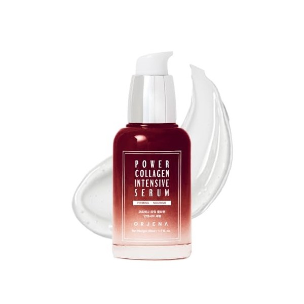 Orjena Power Collagen Sérum intensif raffermissant, nourrissant, élastique pour tous les types de peau, poids net 50 ml