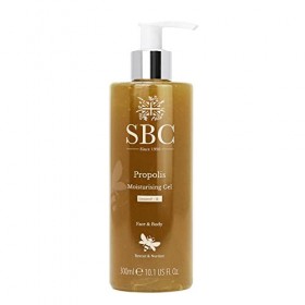 SBC Skincare - Gel hydratant pour le corps et le visage à la propolis - 300 ml - Effet hydratant - Aide à apaiser la peau sèc...