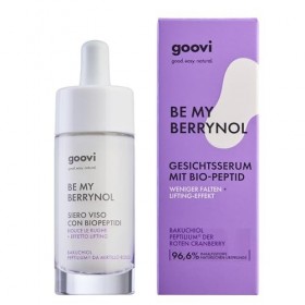 GOOVI Be My Berrynol Sérum visage anti-âge avec biopeptides pour plus de fermeté, dhydratation et de brillance 30 ml