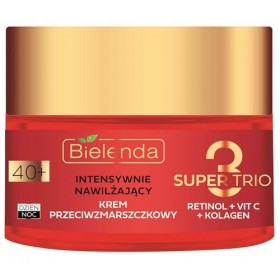 Bielenda Super 3 Trio Rétinol + Vit C+ Collagène 40+ 50 ml