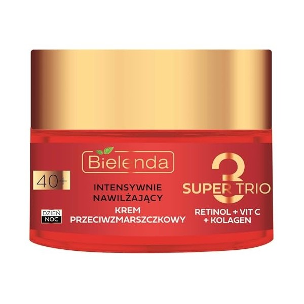 Bielenda Super 3 Trio Rétinol + Vit C+ Collagène 40+ 50 ml
