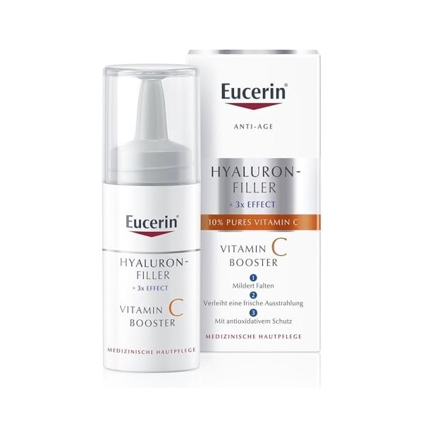 Eucerin Anti-Age Hyaluron-Filler Vitamin C Booster, 8 ml Ampoules