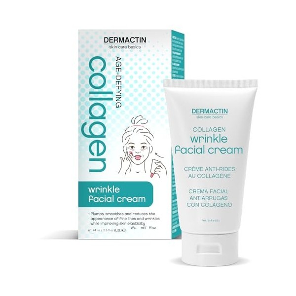 Dermactin-TS Collagen Filler Wrinkle Reducer Facial Treatment Products, 1 fl. oz. by Dermactin-TS