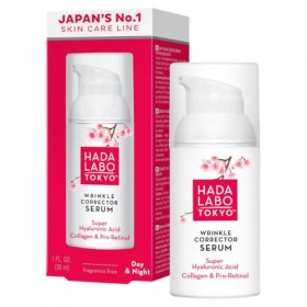 Hada Labo Tokyo Sérum anti-rides à lacide hyaluronique pour une hydratation intense - Soin anti-âge - 30 ml