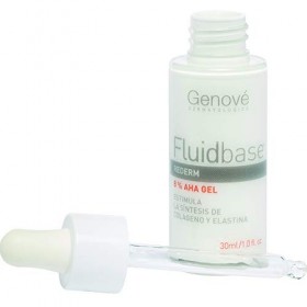 Fluidbase Rederm | 8% AHA Gel Forte | Anti-âge | Peaux sensibles sèches et acnéiques | Laisse la peau douce et lisse | Combat