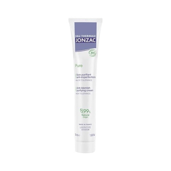 Jonzac soin purifiant anti-imperfections 50ml Lot de 2 Crème Jour et Nuit
