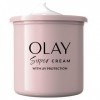 Olay Super Crème Hydratante Pour Le Visage Avec Protection UV SPF30, Recharge, Hydratation Ultra Légère, 50 ml