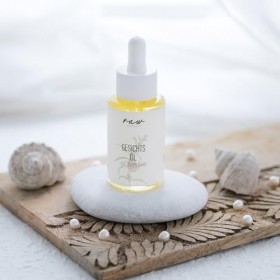 raw Kosmetik, Huile de sésame pour le visage - 30 ml - Avec huile bio pressée à froid - Idéale pour les peaux sèches et très 