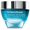 Dr Pierre Ricaud Crème Réhydratante 24h Anti-Pollution - Creme pour le Visage à la Molécule de Sodium PCA - Soin Réhydratant 