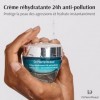 Dr Pierre Ricaud Crème Réhydratante 24h Anti-Pollution - Creme pour le Visage à la Molécule de Sodium PCA - Soin Réhydratant 