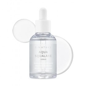 Aqua Squalane Sérum 50 ml | Apaisant, Hydratant, Soin des Pores, Contrôle du Sébum, 1,69 ml