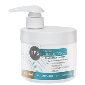 Crème Conductrice RF Visage Anti-rides 500 ml. Diathermie capacitive et résistive. Avec du collagène marin, des vitamines A-C