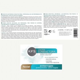 Crème Conductrice RF Visage Anti-rides 500 ml. Diathermie capacitive et résistive. Avec du collagène marin, des vitamines A-C