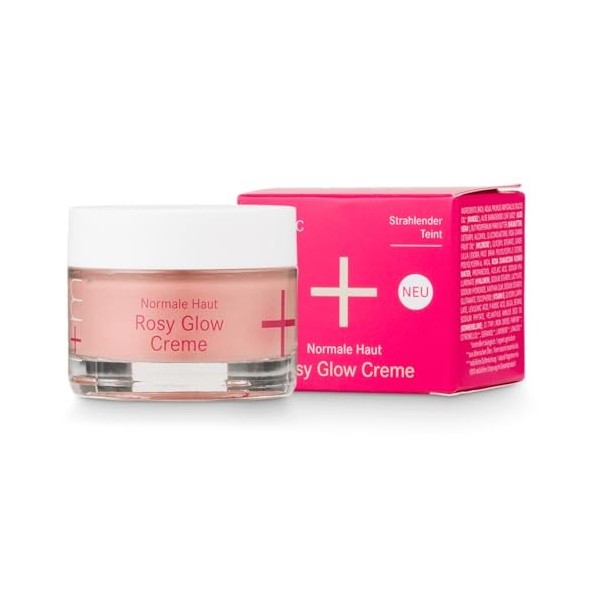 i+m Naturkosmetik i+m® Rosy Glow Cream 30 ml · Crème visage bio avec effet instantané · Glow Booster Rose Cream · Soin de jou