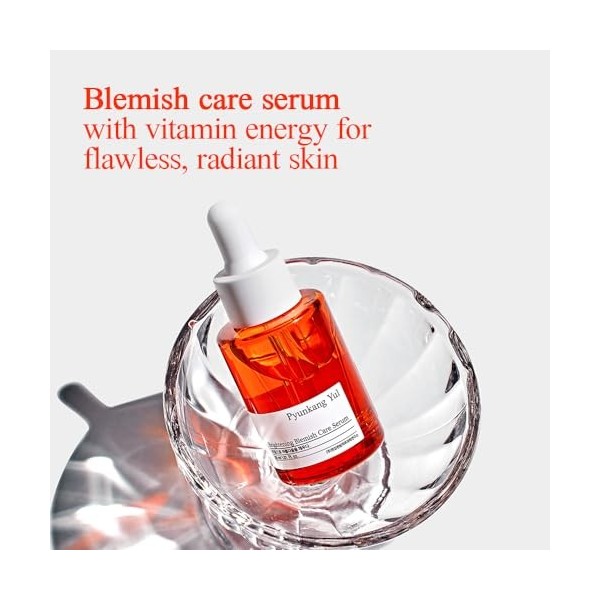 [PKY] Pyunkang Yul Sérum Vita, Hydratation 24H & Soin Anti-Imperfections pour Peau Sèche, Acide Hyaluronique & Niacinamide po