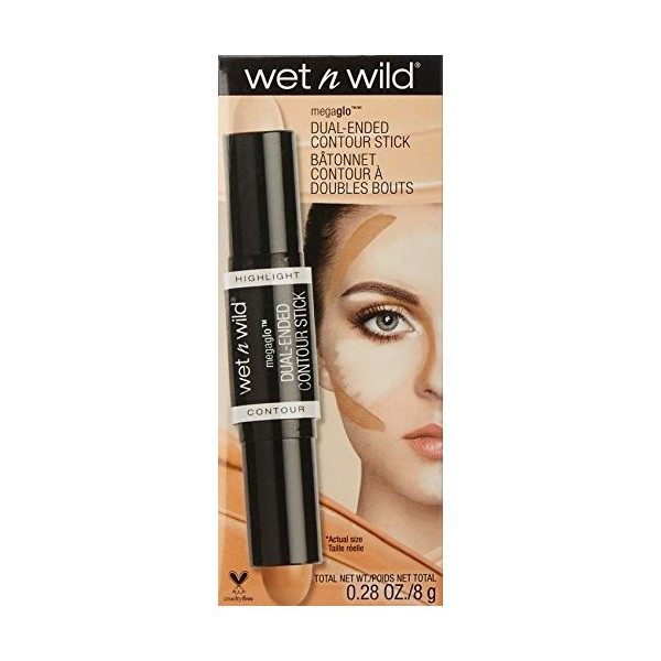 WET N WILD MegaGlo Dual-Ended Contour Stick - Medium/Tan Anti-cernes / Correcteurs