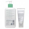 CeraVe - Routine Visage - Gel Moussant 562 ml + Crème Hydratante Visage SPF 30 52 ml - Nettoie, Hydrate & Protège des UV - So