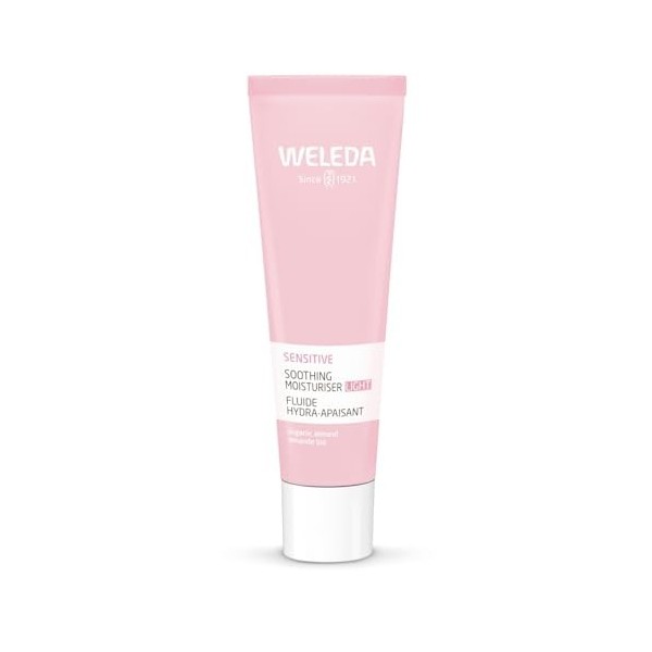 WELEDA - Crème Confort Peaux Sensibles à lAmande - Peaux Sèches, Atopiques - Apaise et protège - Sans Parfum - Tube 30 ml L C...
