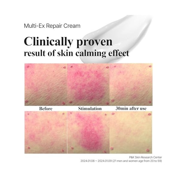 [LAB FOR YOU] Multi-Ex Crème Réparatrice 50ml | Cosmétique coréen | Hydratant apaisant pour la peau | Eau dhamamélis 69% | C ...