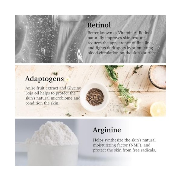 Purifect Rejuvenating Retinol Facial Serum with Vitamin E Oil, sérum anti-âge pour le visage, le sérum au rétinol réduit les