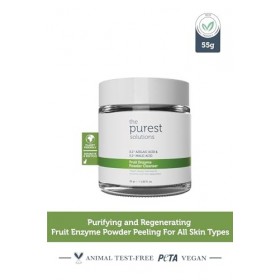 The Purest Solutions Fruit Enzyme Powder Cleanser 0,2% Azelaic Acid & 0,2% Malic Acid - Pore Cleaning & Skin Regeneration -