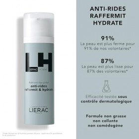 Lierac Homme - Fluide Anti-Âge Global 50ml - Soin Visage Hydratant et Raffermissant - Réduit les Rides, Lisse les Traits et R