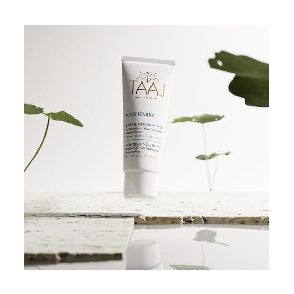 TAAJ | Crème Nourrissante - KASHEMIRE | Revitalise & Protège les peaux sèches à très sèches | Nourrit & Répare l’épiderme | H