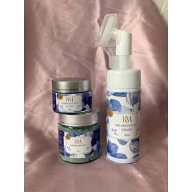 Kit Nila composé de 3 produits, gel nettoyant visage de nila, crème anti-âge, masque au nila