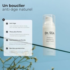DR. SEA - Crème de Jour Hydratante Prébiotique au Rétinol et Biotine - Anti-Âge & Protectrice - Peaux Matures, Normales à Sèc