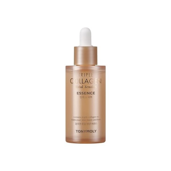 TONYMOLY Triple Collagène Total Tension Essence - Éclaircissant, hydratant, réparateur - Sérum - Soin coréen raffermissant et